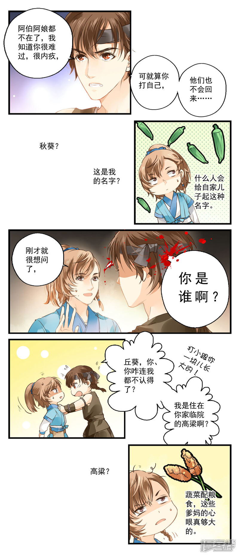《王爷饿了》第1话 我穿越成了村民A 第6页