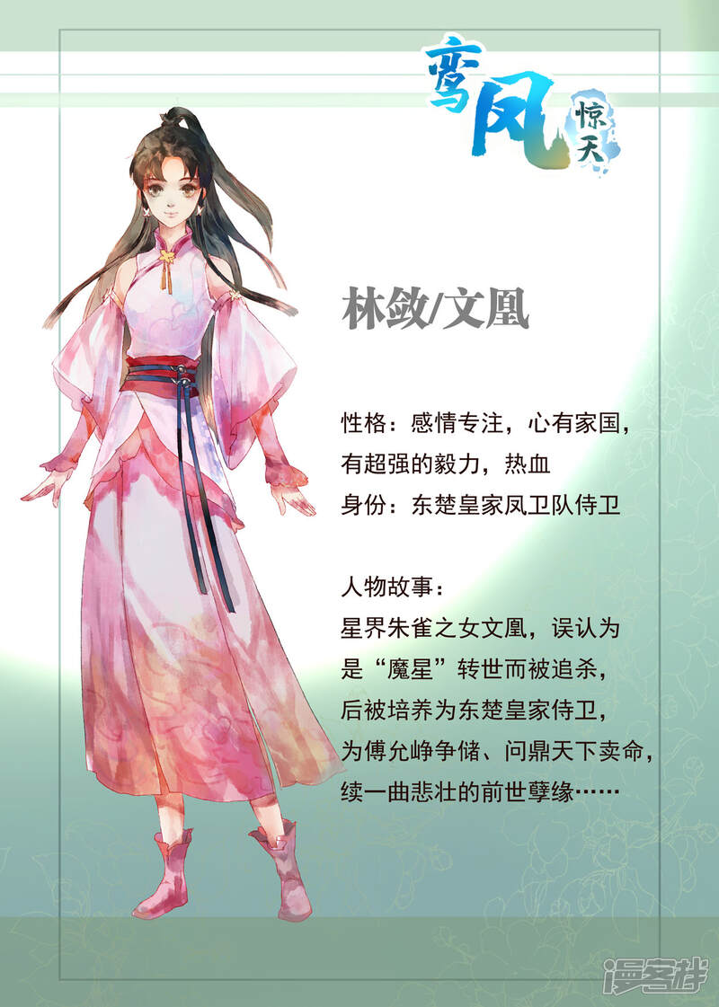 《鸾凤惊天》人设 第2页