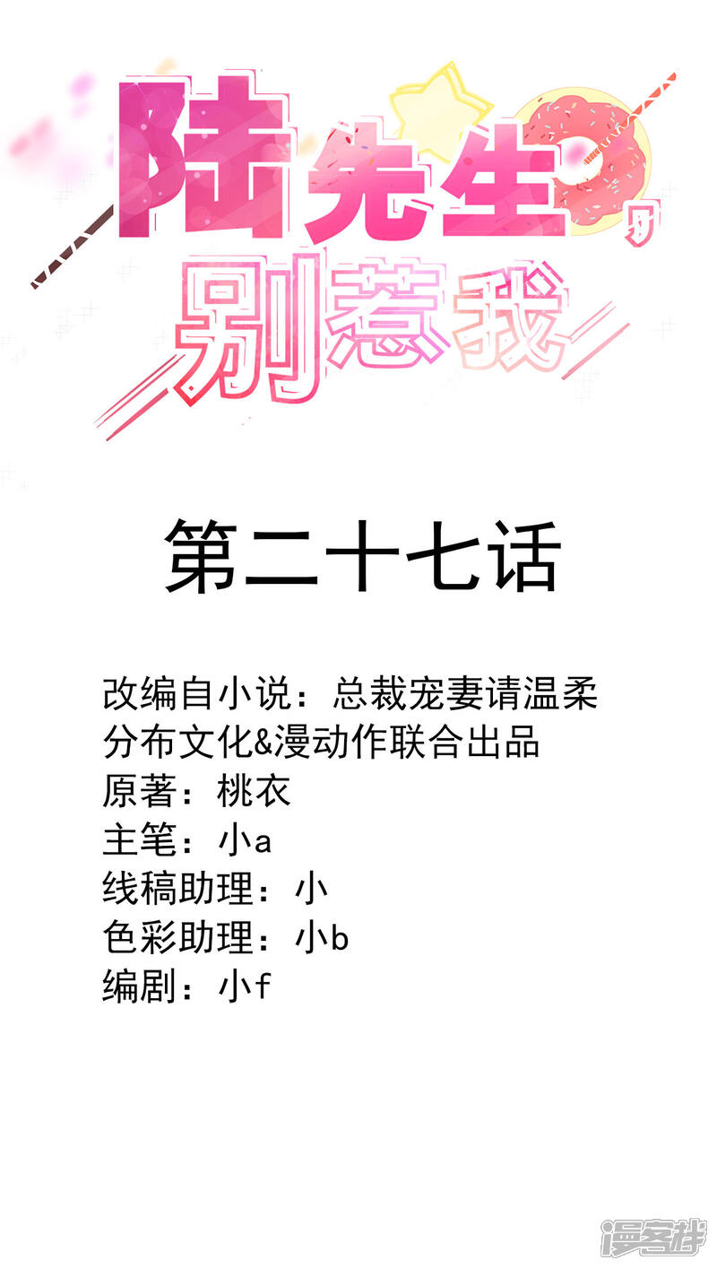 《陆先生，别惹我》第27话 想都不要想 第2页