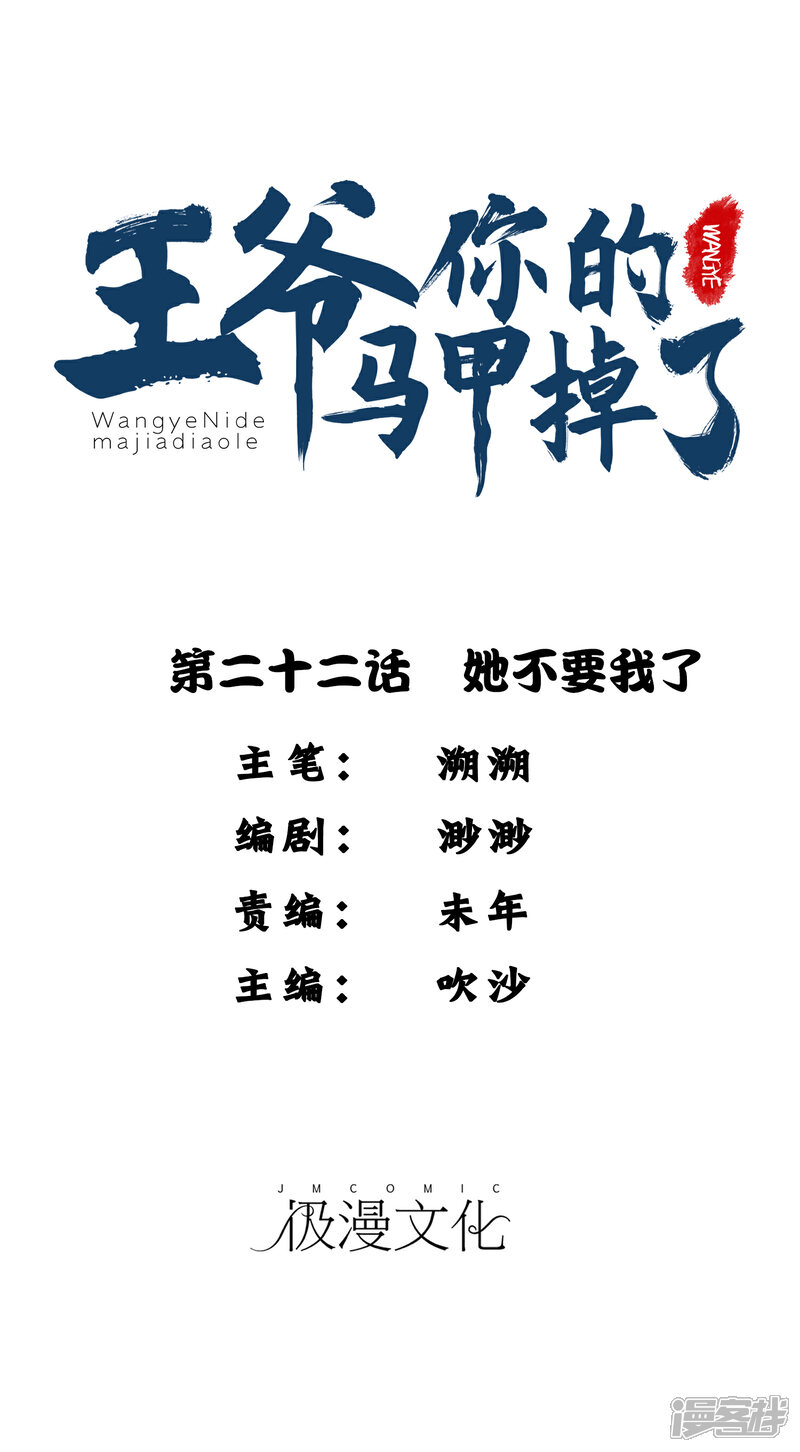 《王爷，你的马甲掉了》第22话 她不要我了 第2页