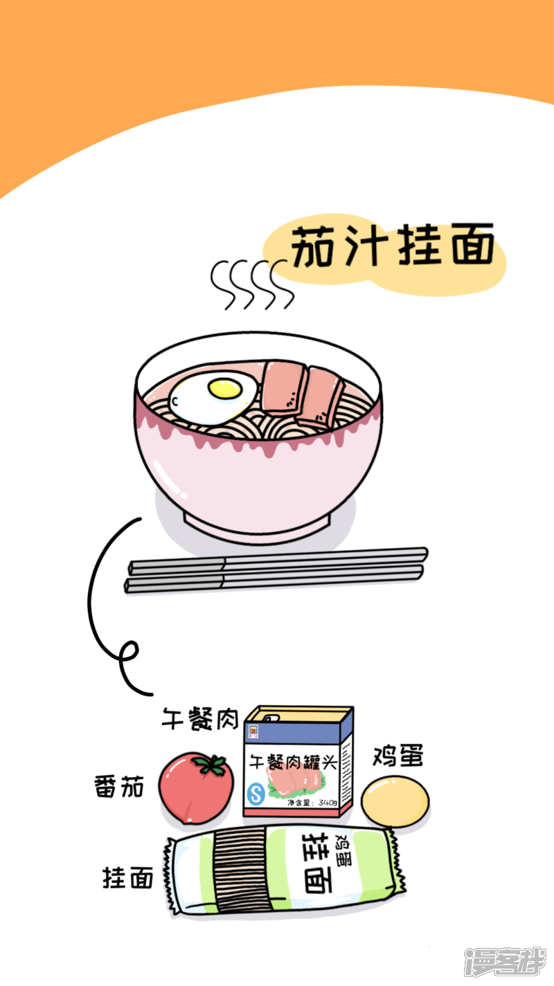 《吃的日常》茄汁挂面哦 第2页