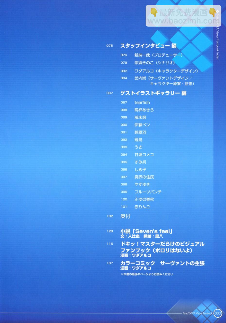 《Fate EXTRA画集》第1话 第12页