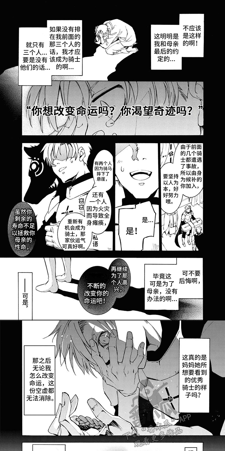 《葬列骑士》第11章温柔的手 第1页