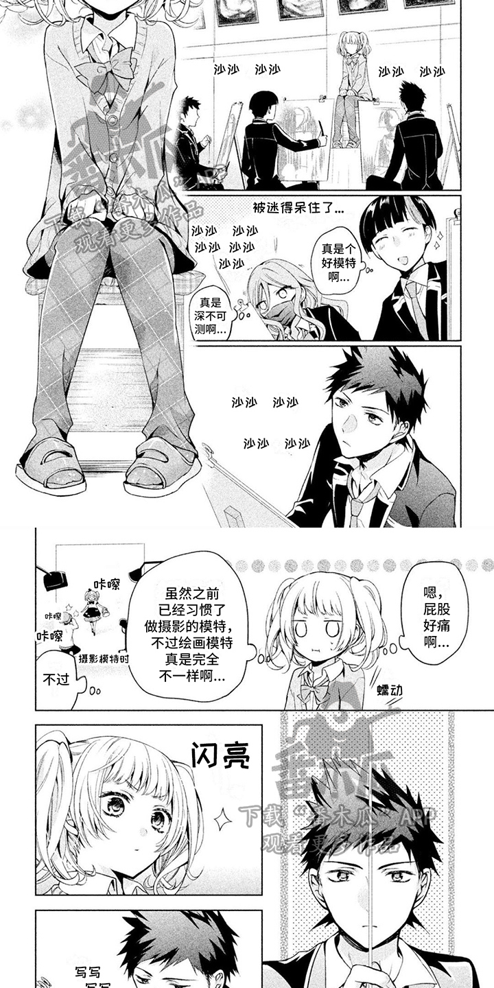 《自我认知是男性》第13章绘画模特 第4页