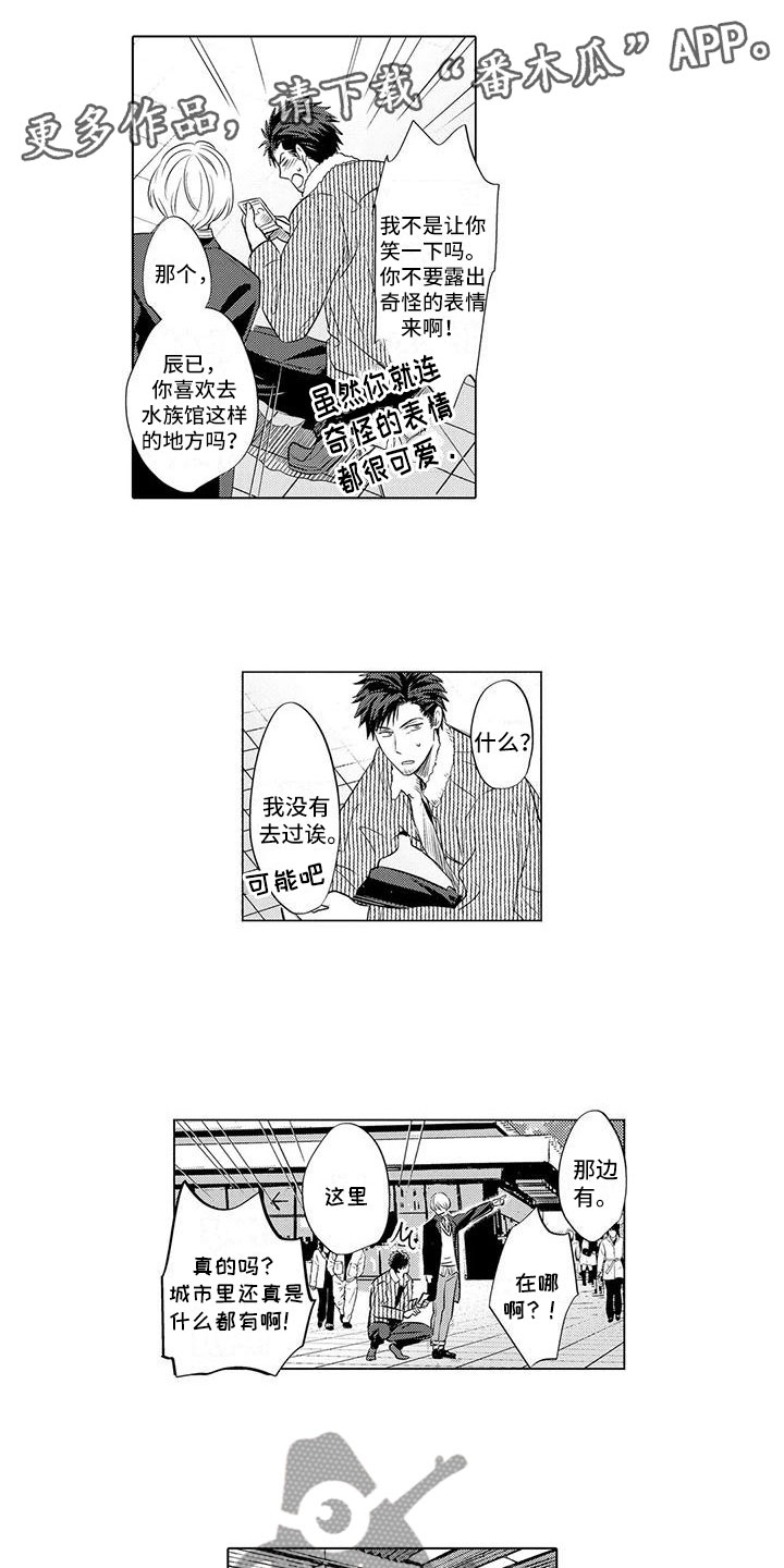 《美丽相拥》第27章去水族馆 第1页