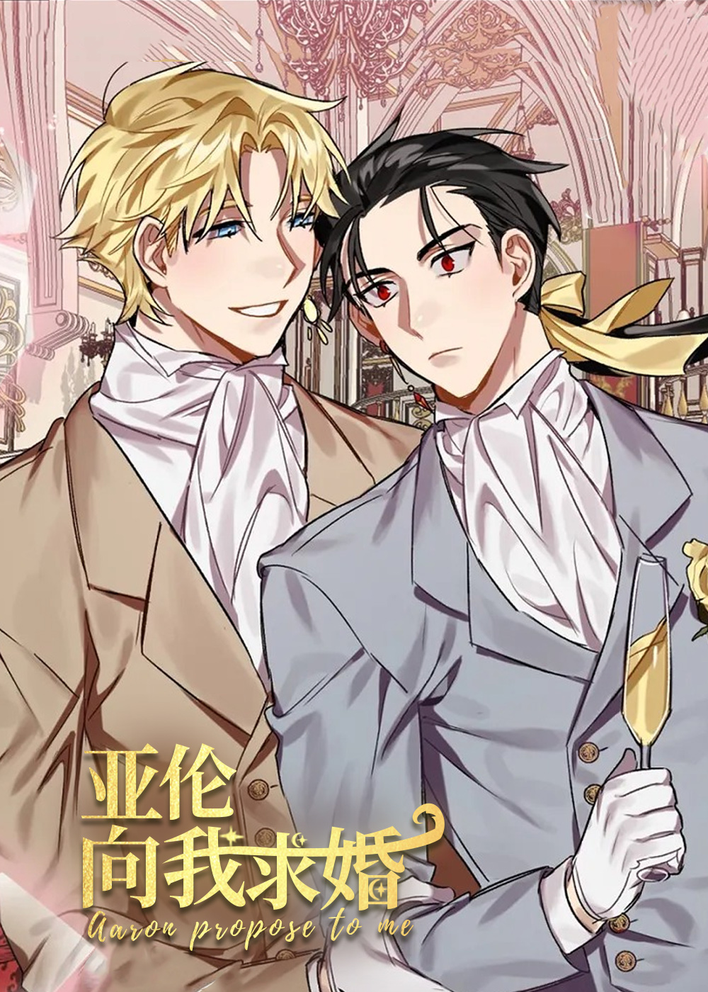《亚伦向我求婚》漫画封面图 - tl漫画