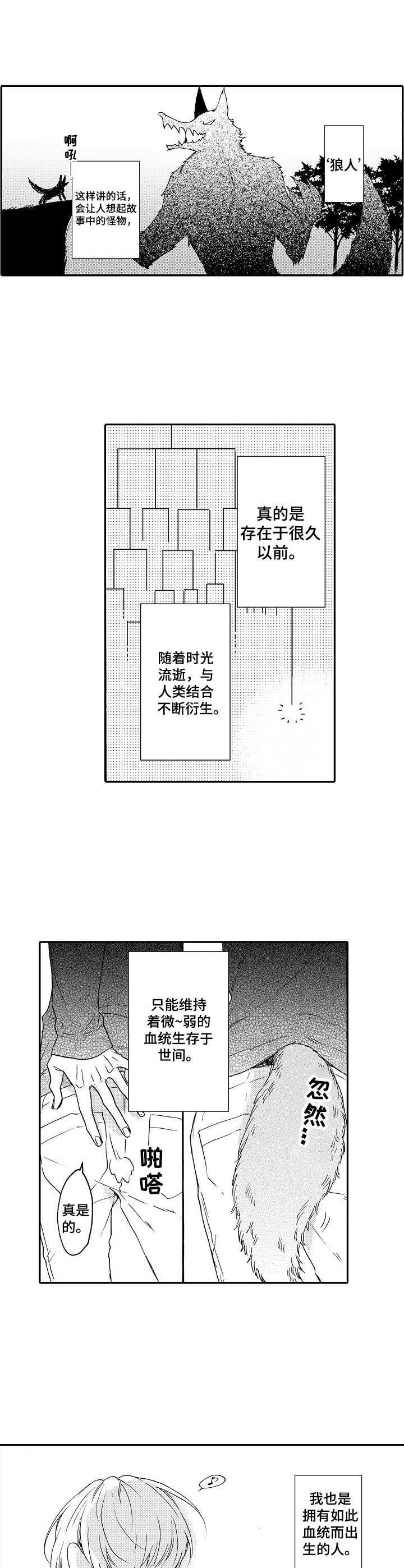 《狼的付出》第1章狼人 第1页