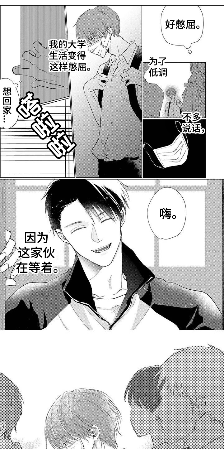 《毒舌男友》第1章撞晕 第1页