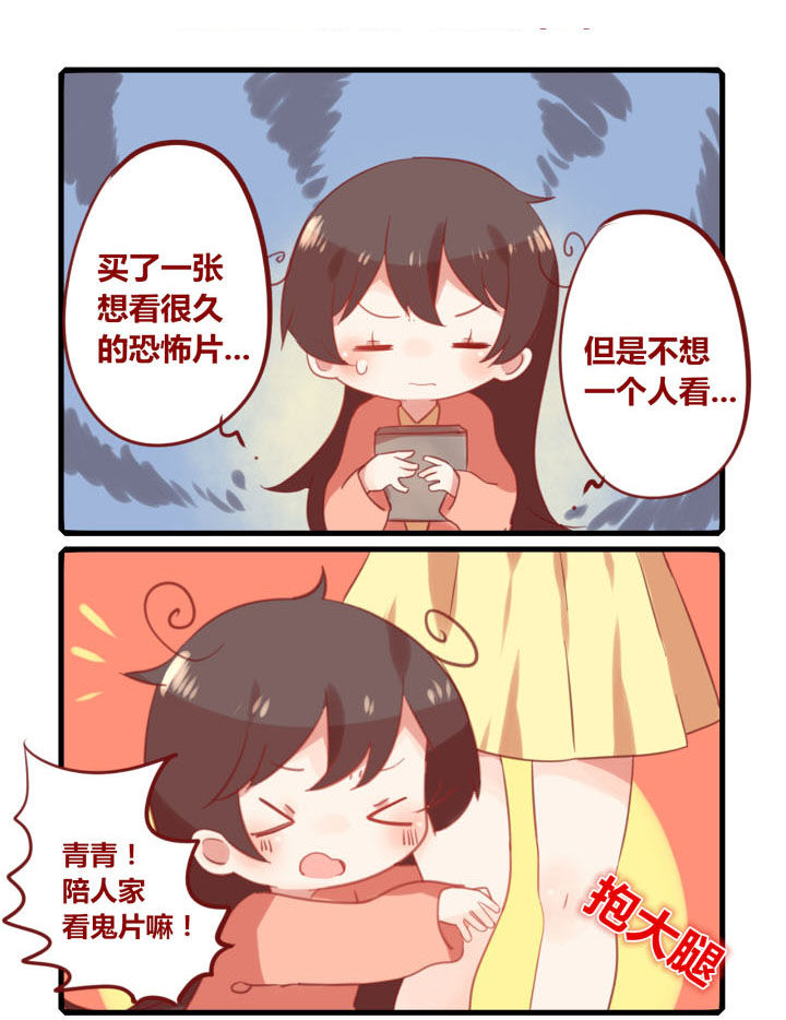 《你听说过女子大学生吗？》第228章看鬼片 第1页