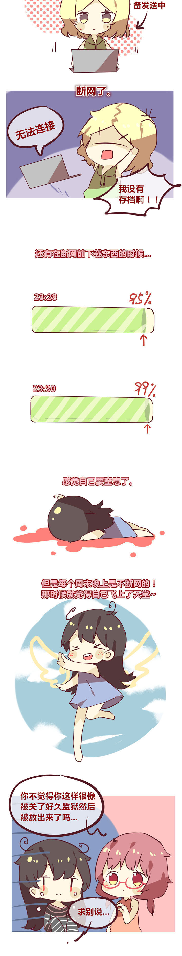 《你听说过女子大学生吗？》第32章断网的时间 第2页