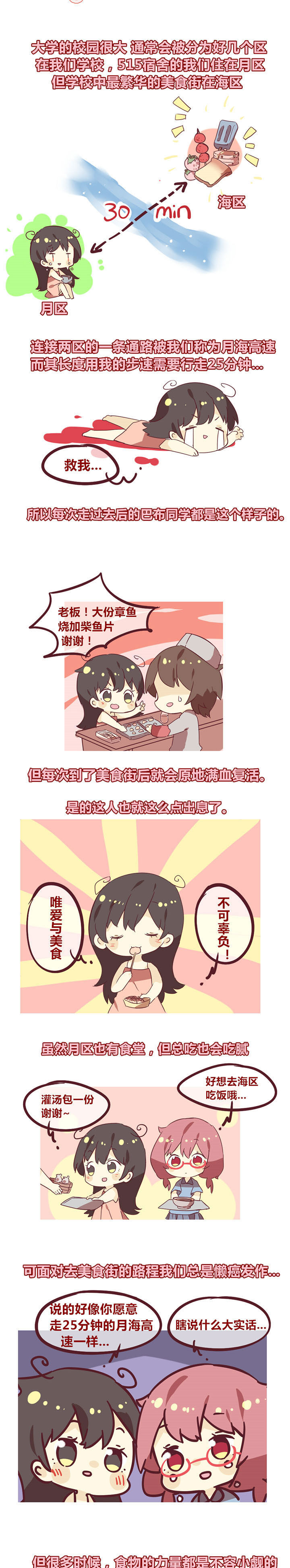 《你听说过女子大学生吗？》第34章月海高速的美食之旅 第1页