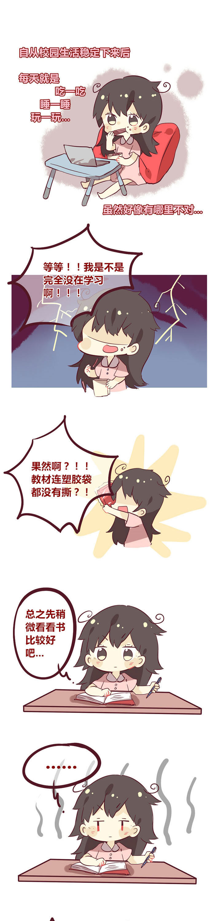 《你听说过女子大学生吗？》第15章你真的有在学习吗 第1页
