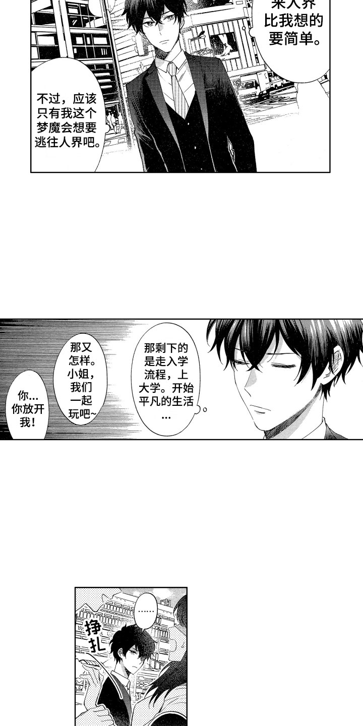 《梦魔初入人间》第1章来到人间 第6页