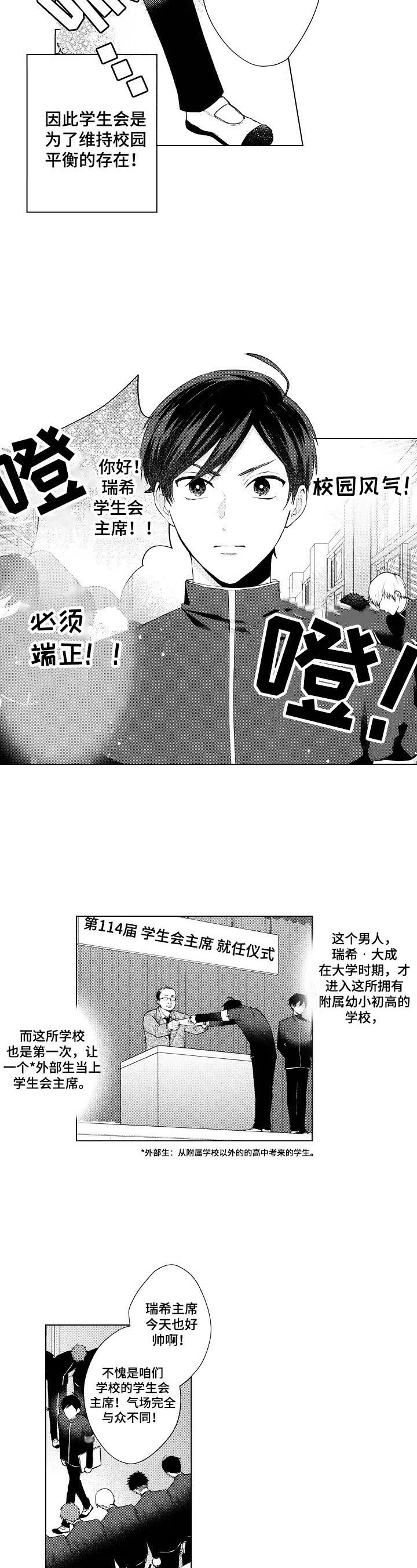 《我的学生会长》第1章问题学生 第2页
