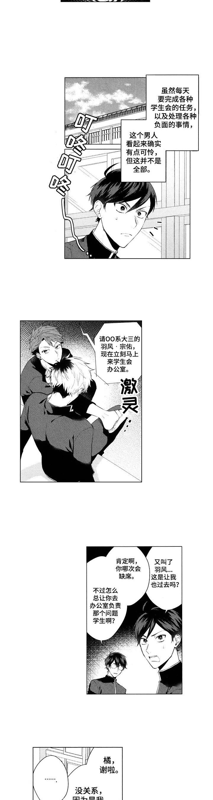 《我的学生会长》第1章问题学生 第4页