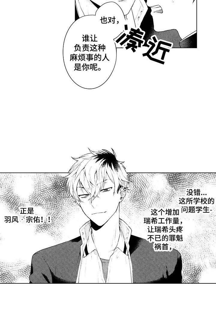《我的学生会长》第1章问题学生 第8页