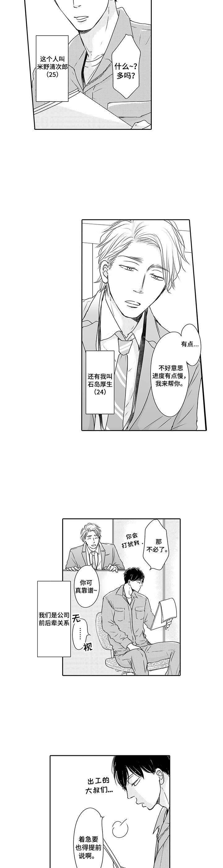 《冷淡的前辈》第1章陷进去 第2页