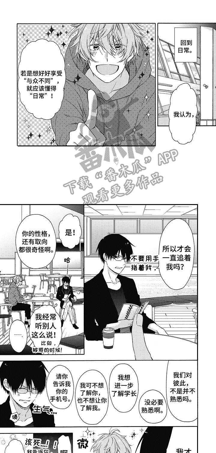 《冷面学长》第2章不同的日常 第4页