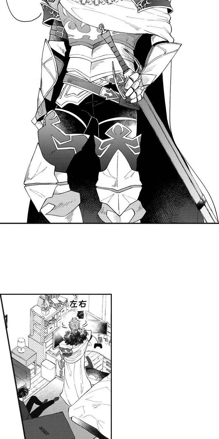 《我和骑士在一起》第3章突然出现 第3页