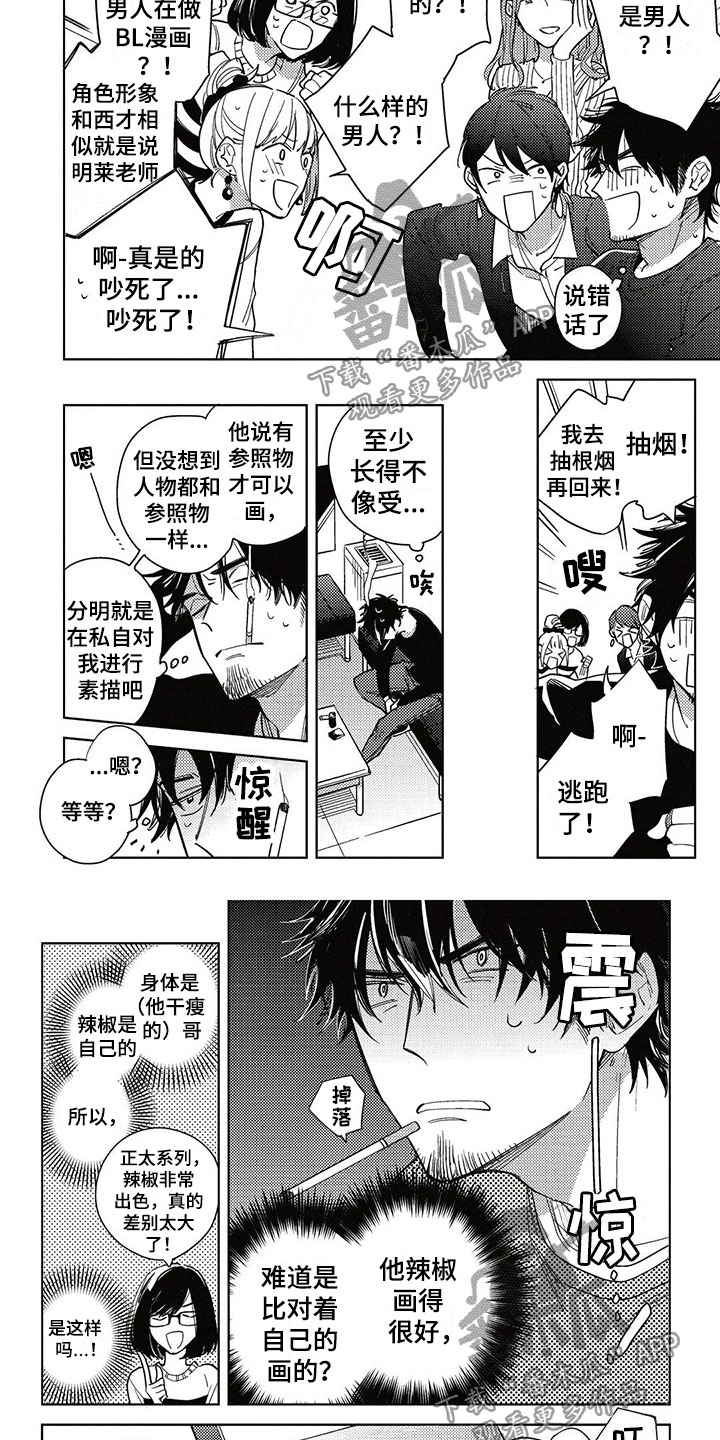 《呀这是漫画陷阱》第4章得寸进尺 第4页