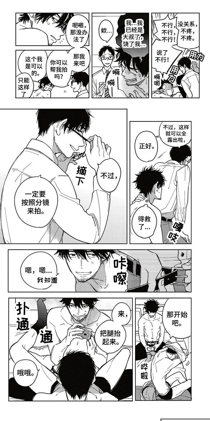 《呀这是漫画陷阱》第3章拍摄 第1页
