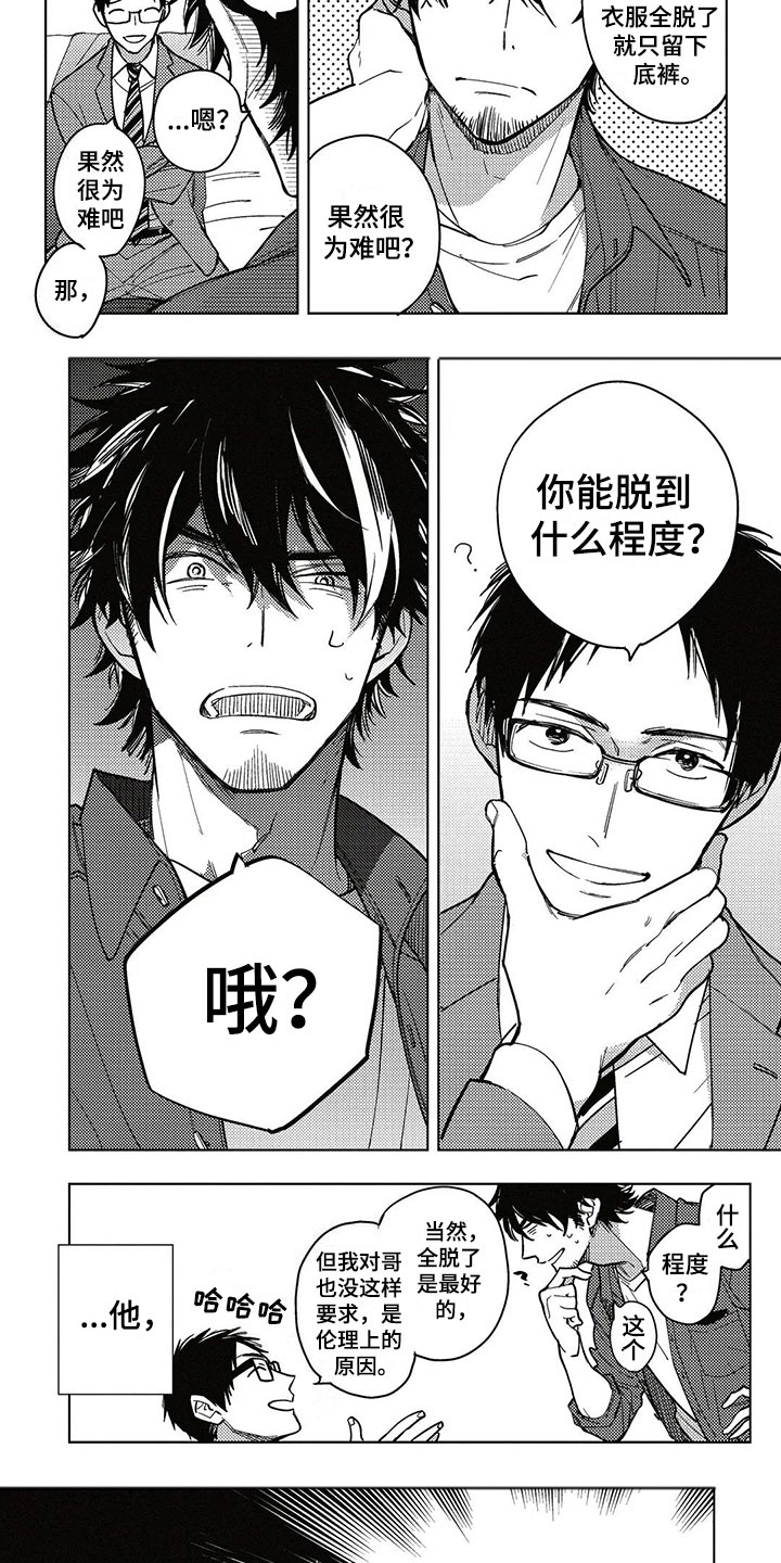 《呀这是漫画陷阱》第2章漫画模特 第6页