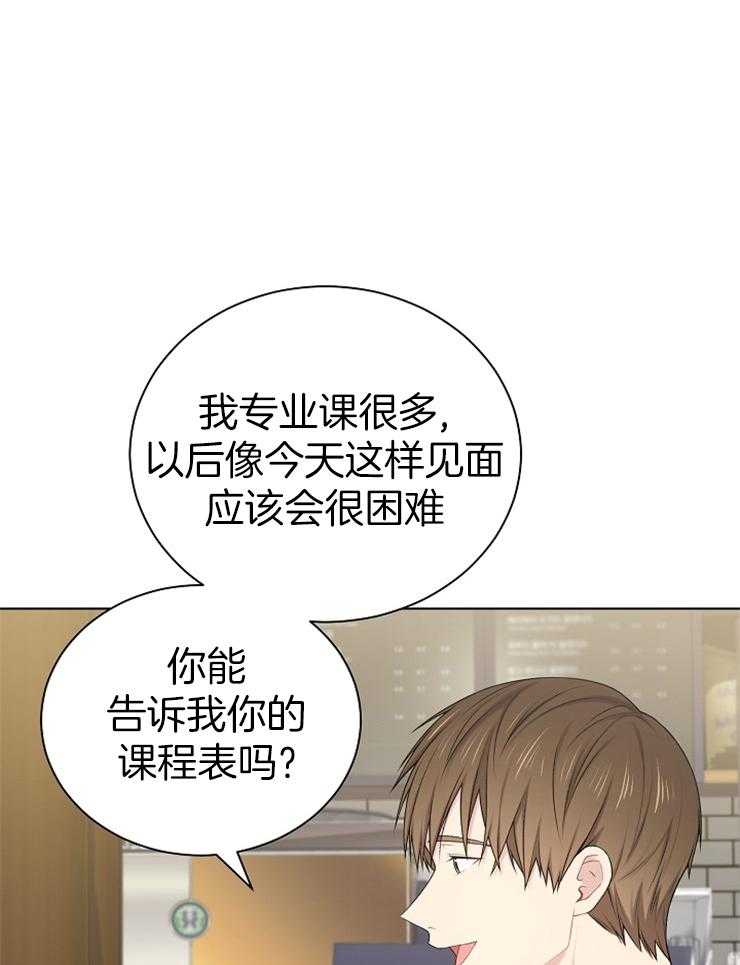 《与网恋对象的意外奔现》第13话 交换课表 第20页
