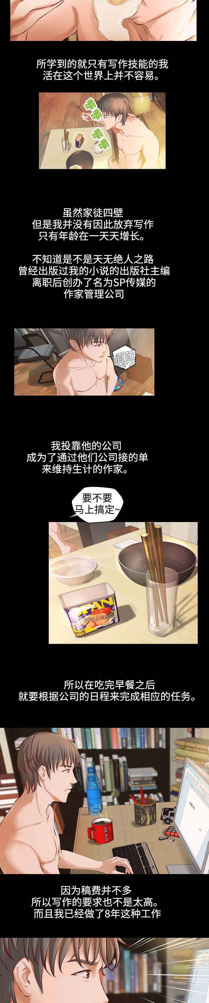 《出版》第1章落魄作家 第5页