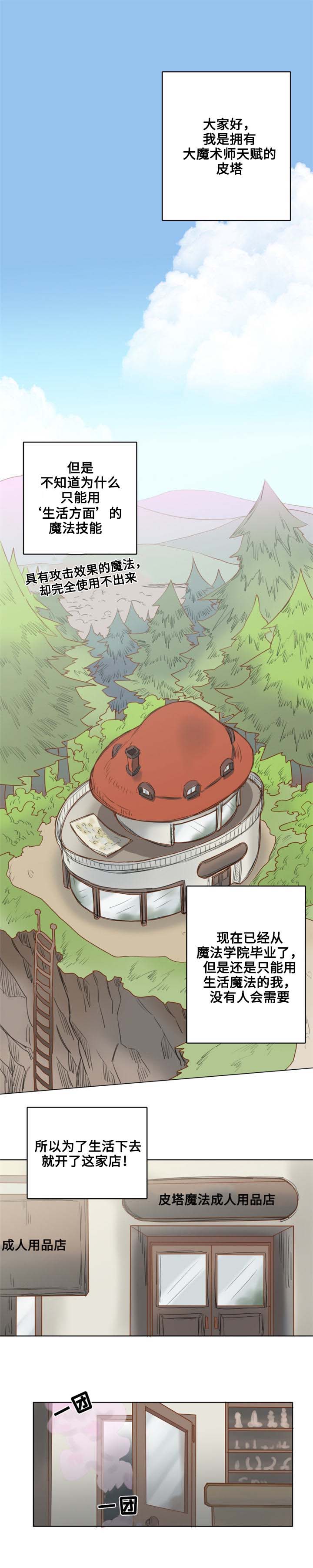 《魔法师皮塔》第1章魔法师皮塔 第1页