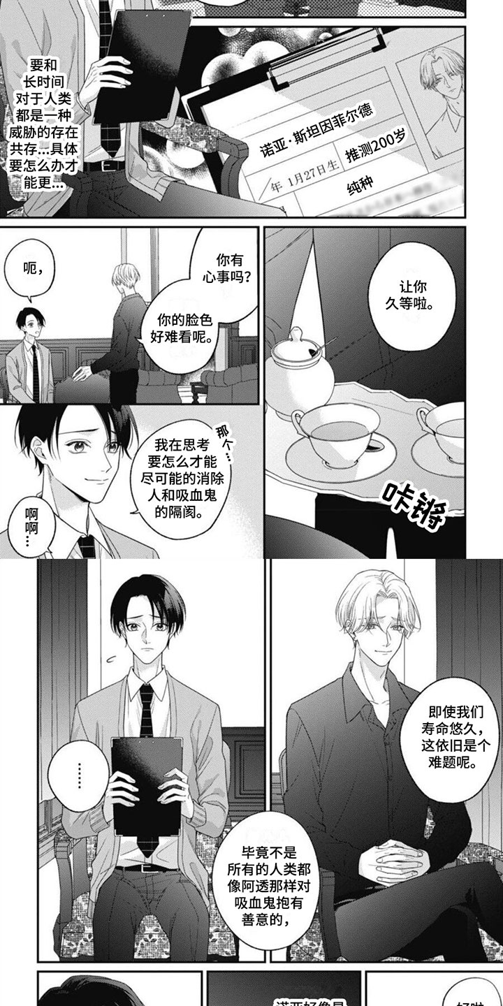 《我的吸血鬼》第1章他是吸血鬼 第4页