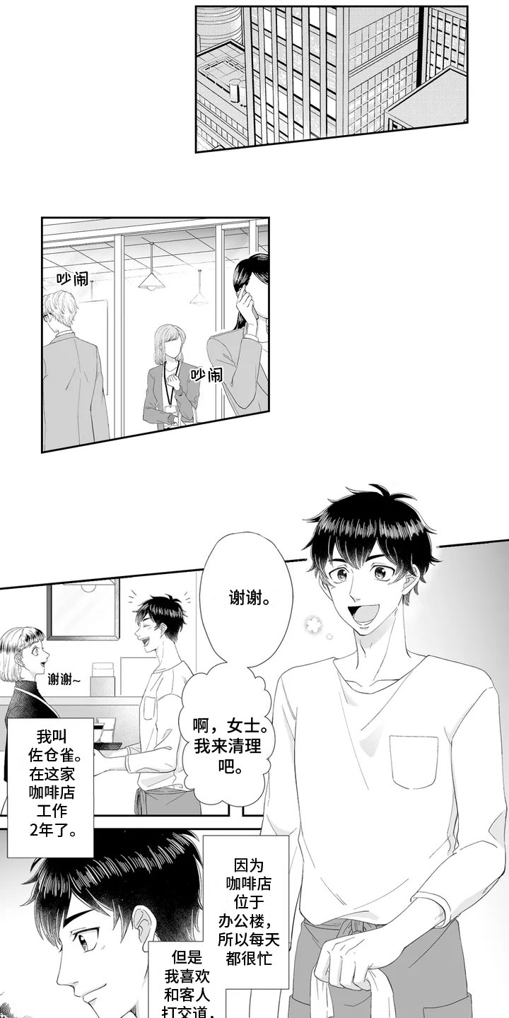 《被高规格帅哥撩到》第1章常客 第1页