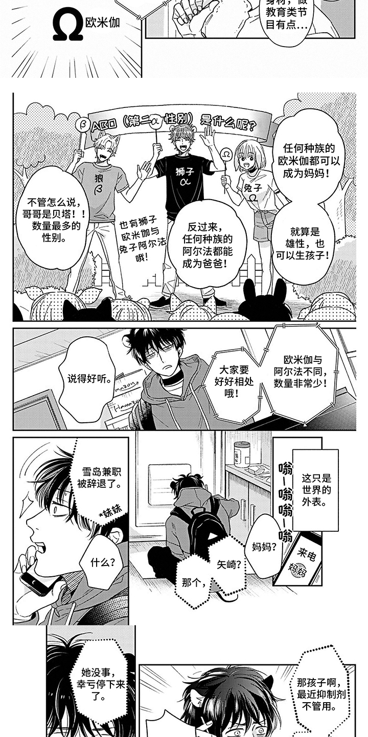 《欧米茄让我流泪》第1章漫画家 第3页