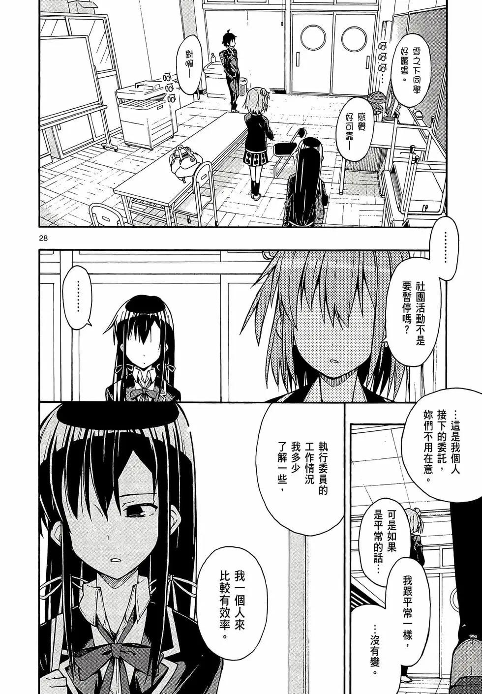 《果然我的青春恋爱喜剧搞错了。@comic》第07卷 第32页