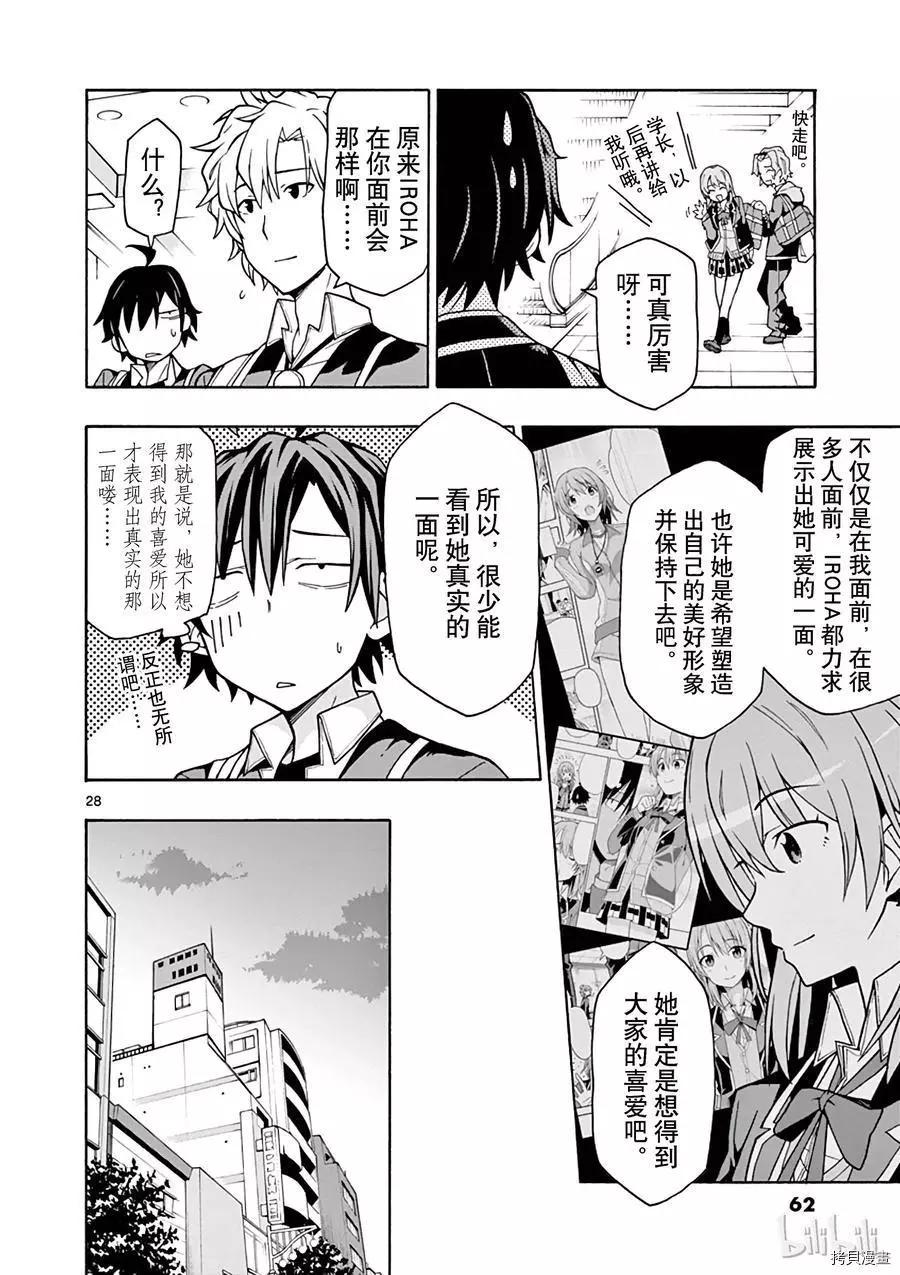 《果然我的青春恋爱喜剧搞错了。@comic》第55话 第28页