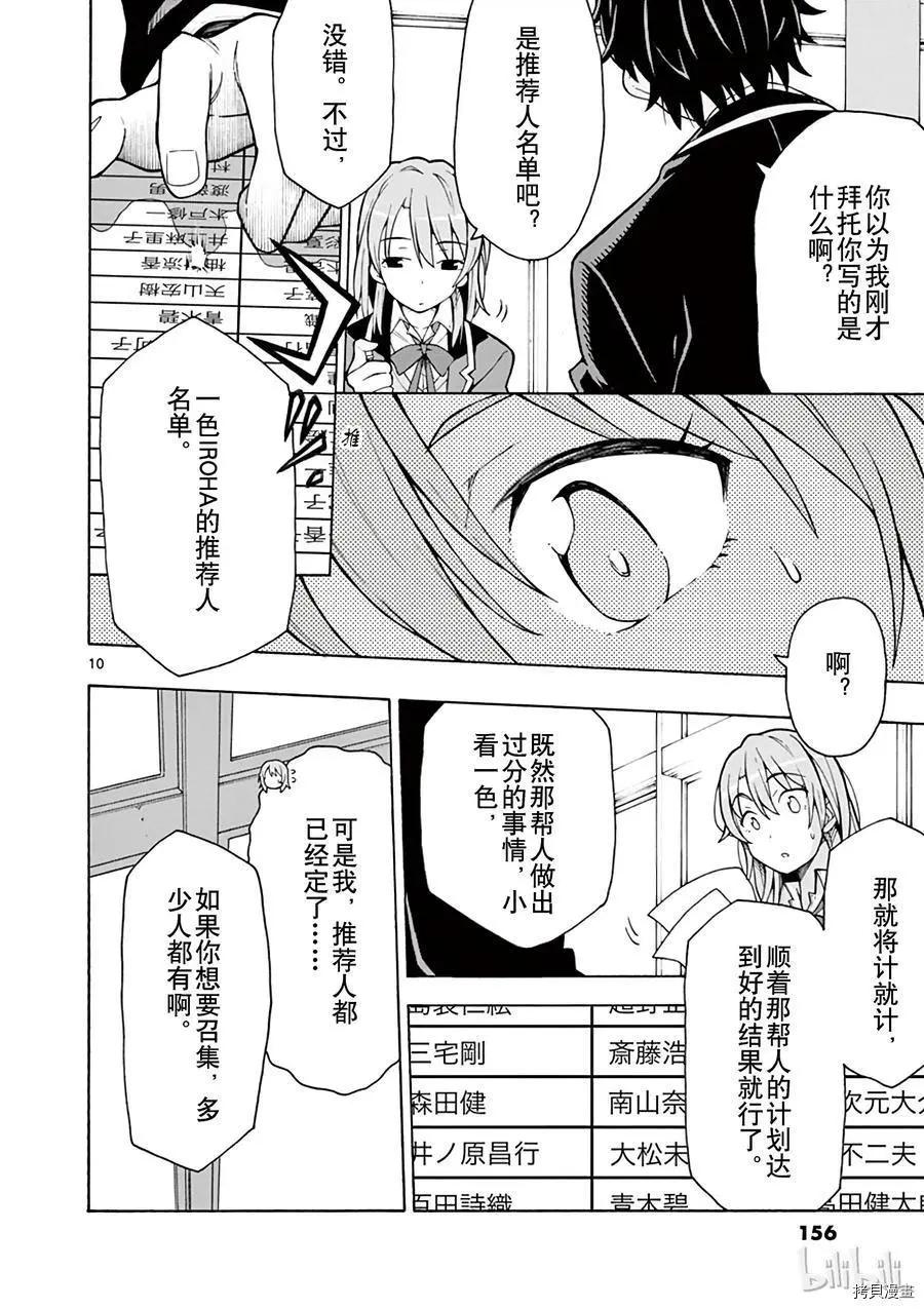 《果然我的青春恋爱喜剧搞错了。@comic》第58话 第10页