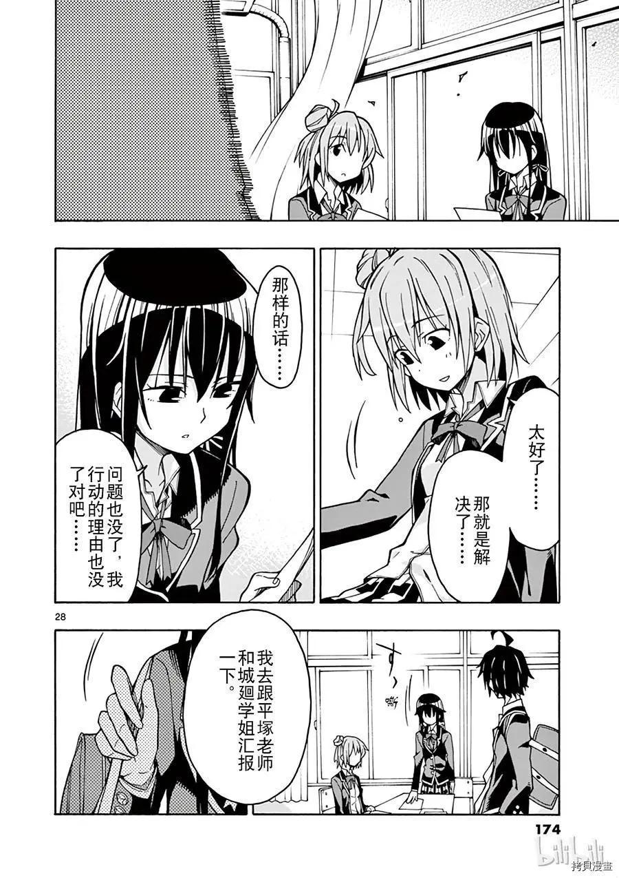 《果然我的青春恋爱喜剧搞错了。@comic》第58话 第28页