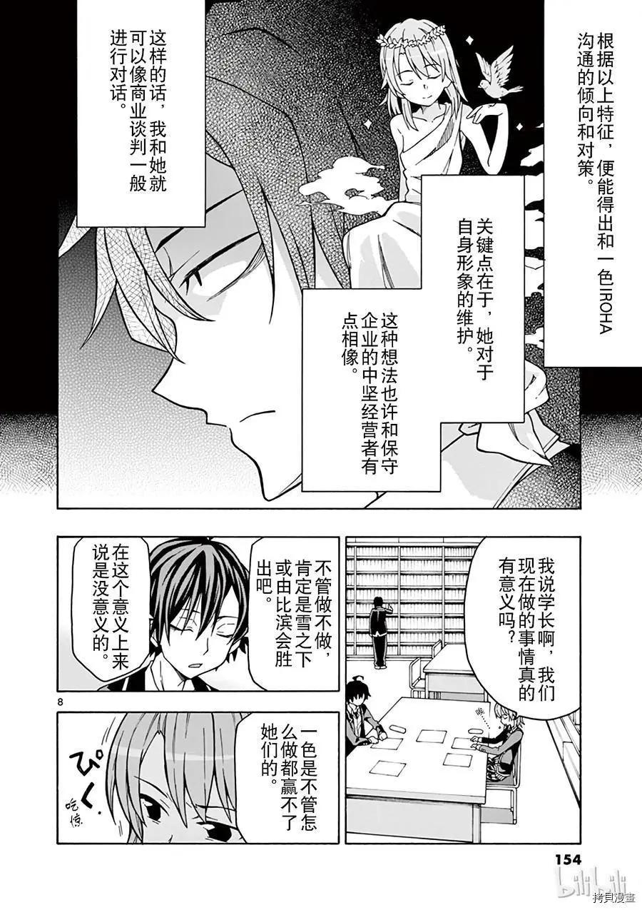 《果然我的青春恋爱喜剧搞错了。@comic》第58话 第8页