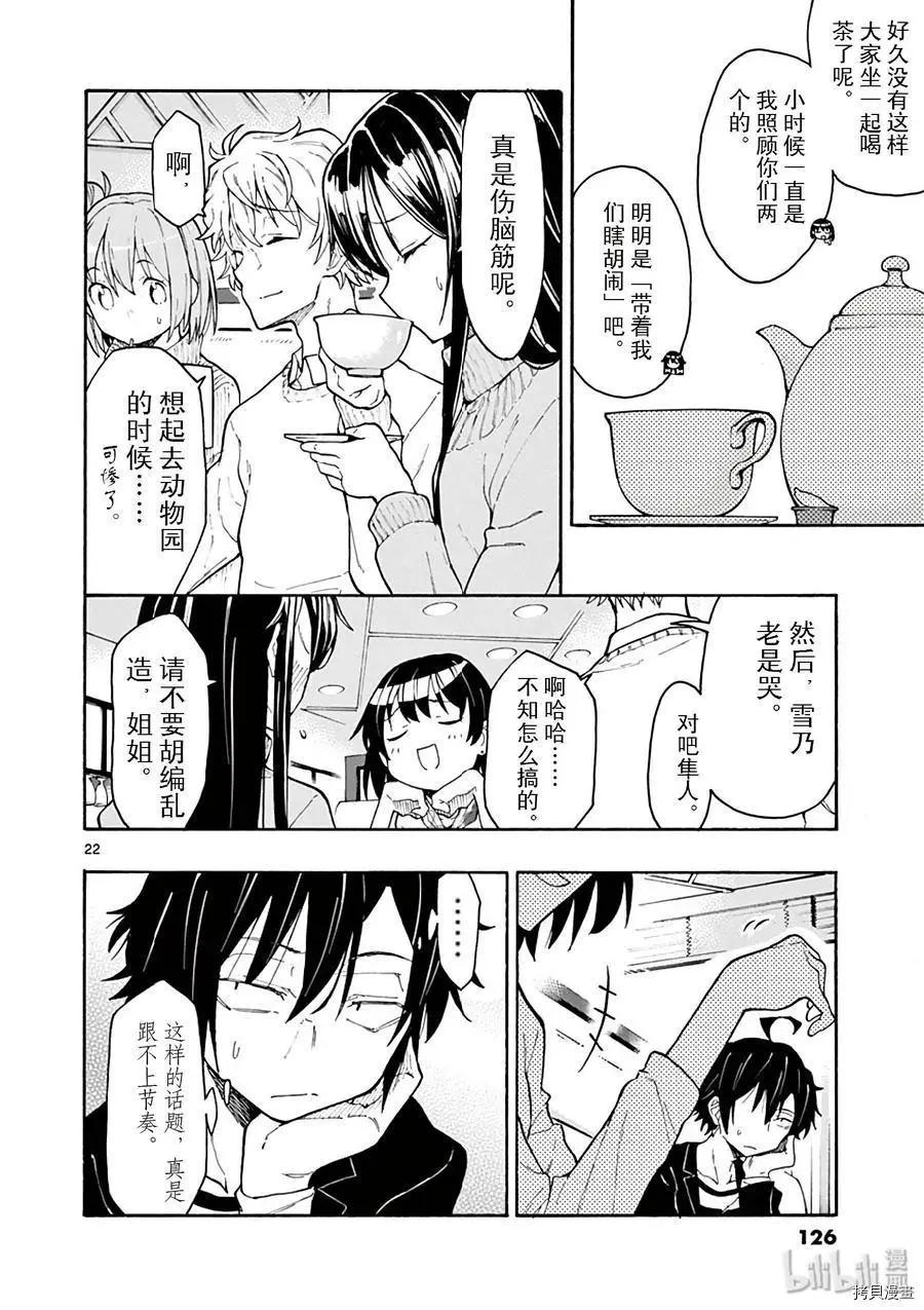 《果然我的青春恋爱喜剧搞错了。@comic》第74话 第22页