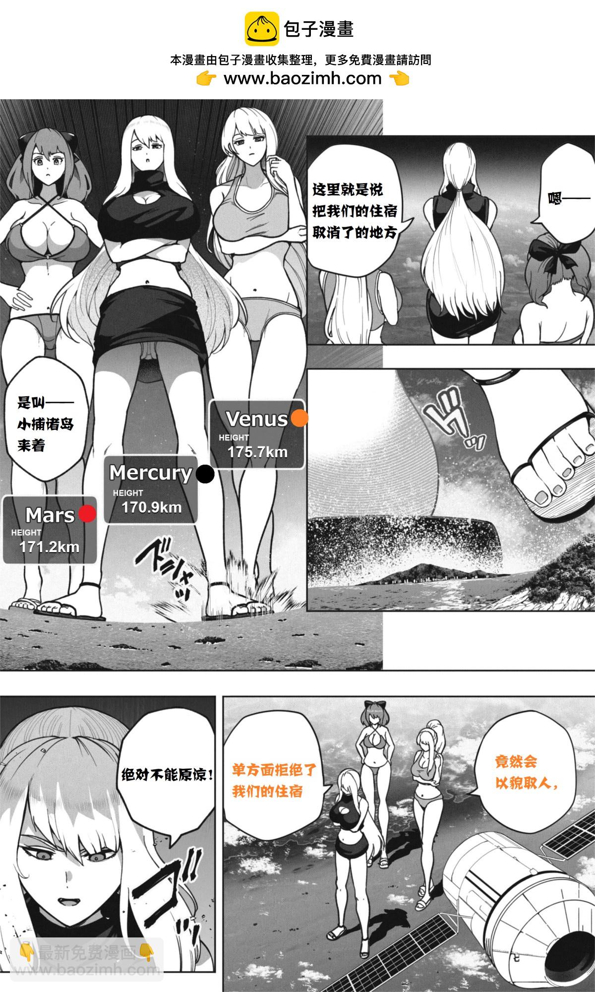 《如果超巨大娘来小岛住宿》短篇 第2页