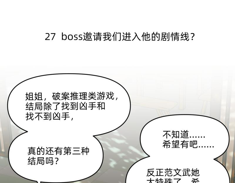 《穿到推理游戏里，破案全靠NPC》27 boss邀请我们 第1页