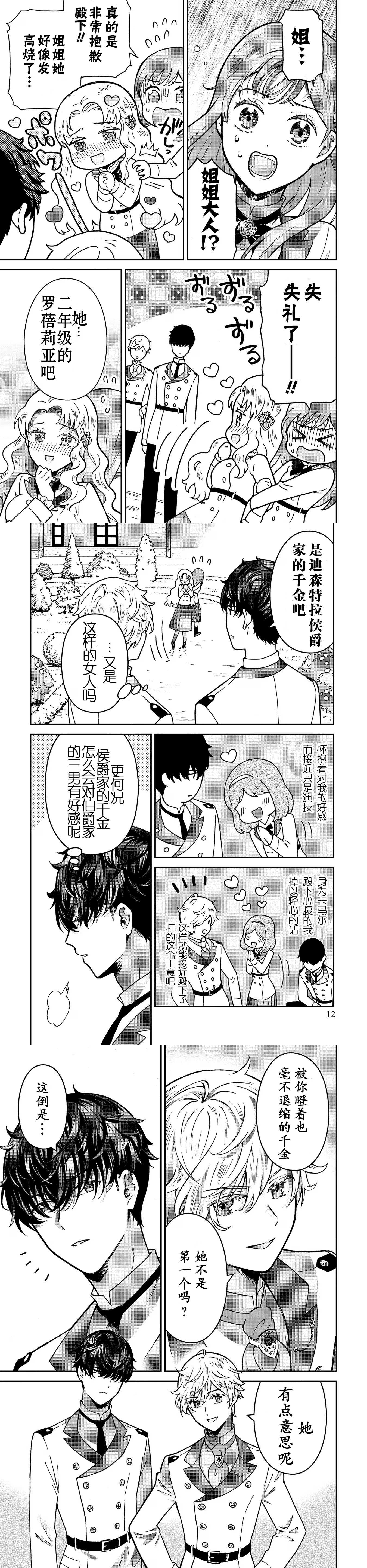 《虽成乙游反派千金，过于优秀正经骑士令所有r活动不触发》第1话 第4页
