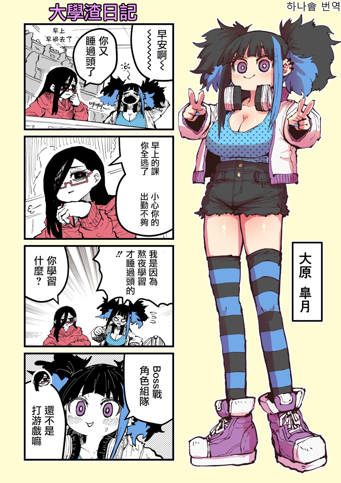 《大学渣日记》第01话 第2页