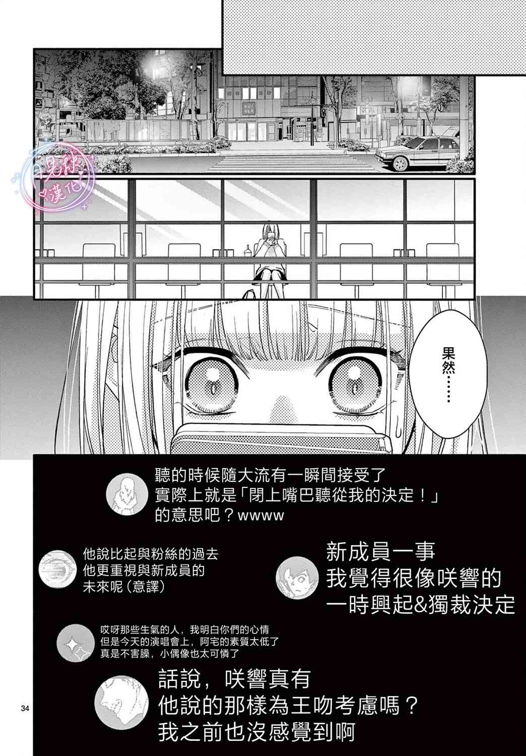 《身为女主角，却成为了男爱豆！？》第06话 第34页