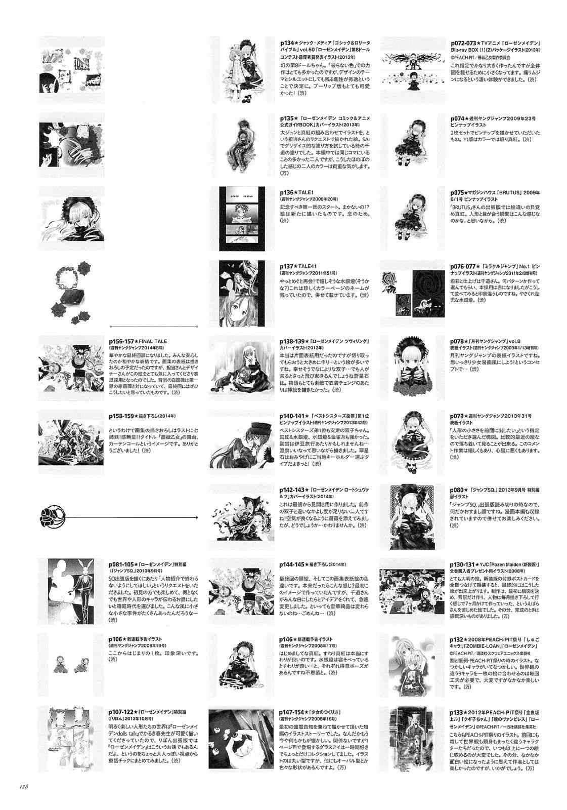 《蔷薇少女画集》全一卷 第128页
