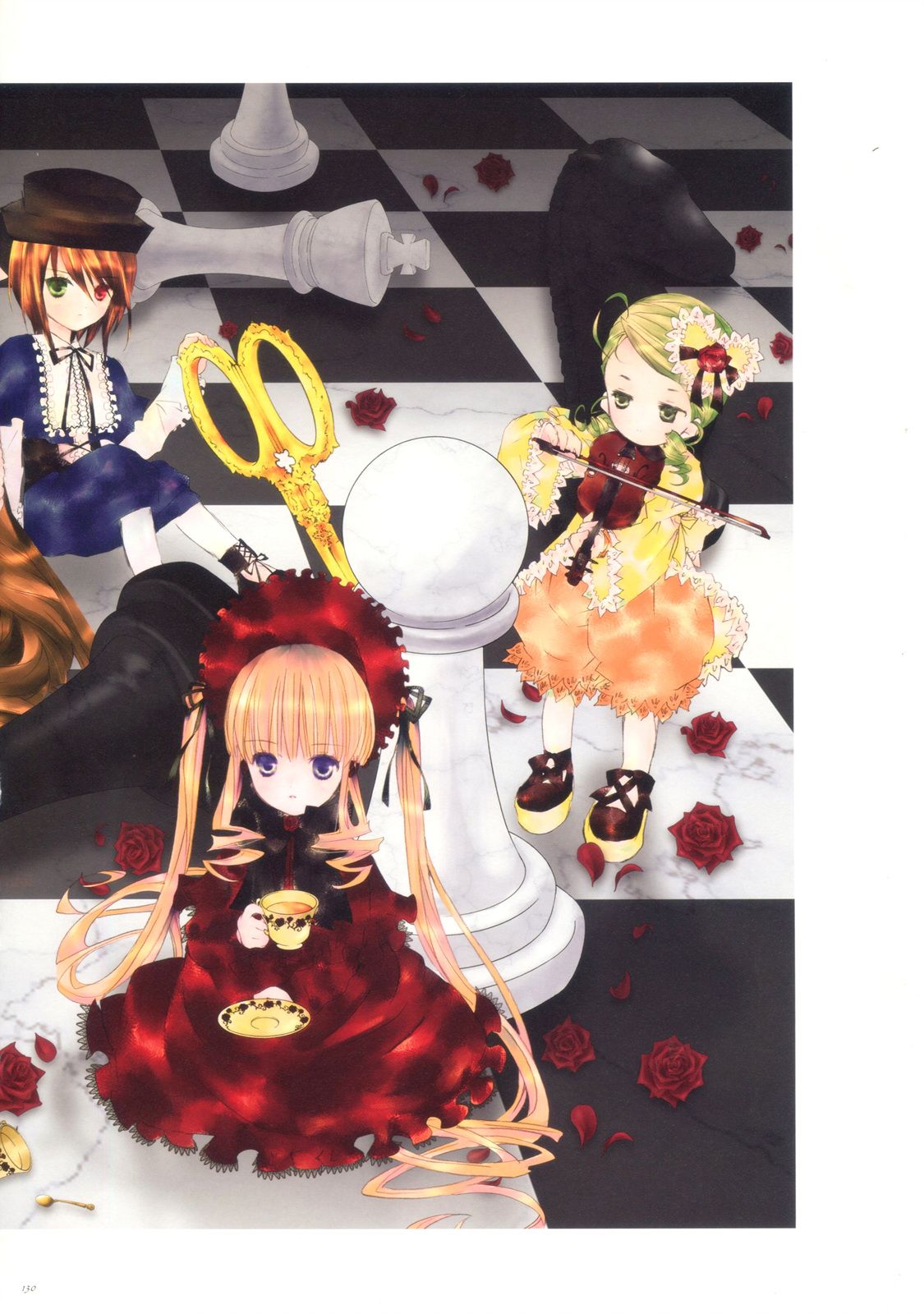 《蔷薇少女画集》全一卷 第130页
