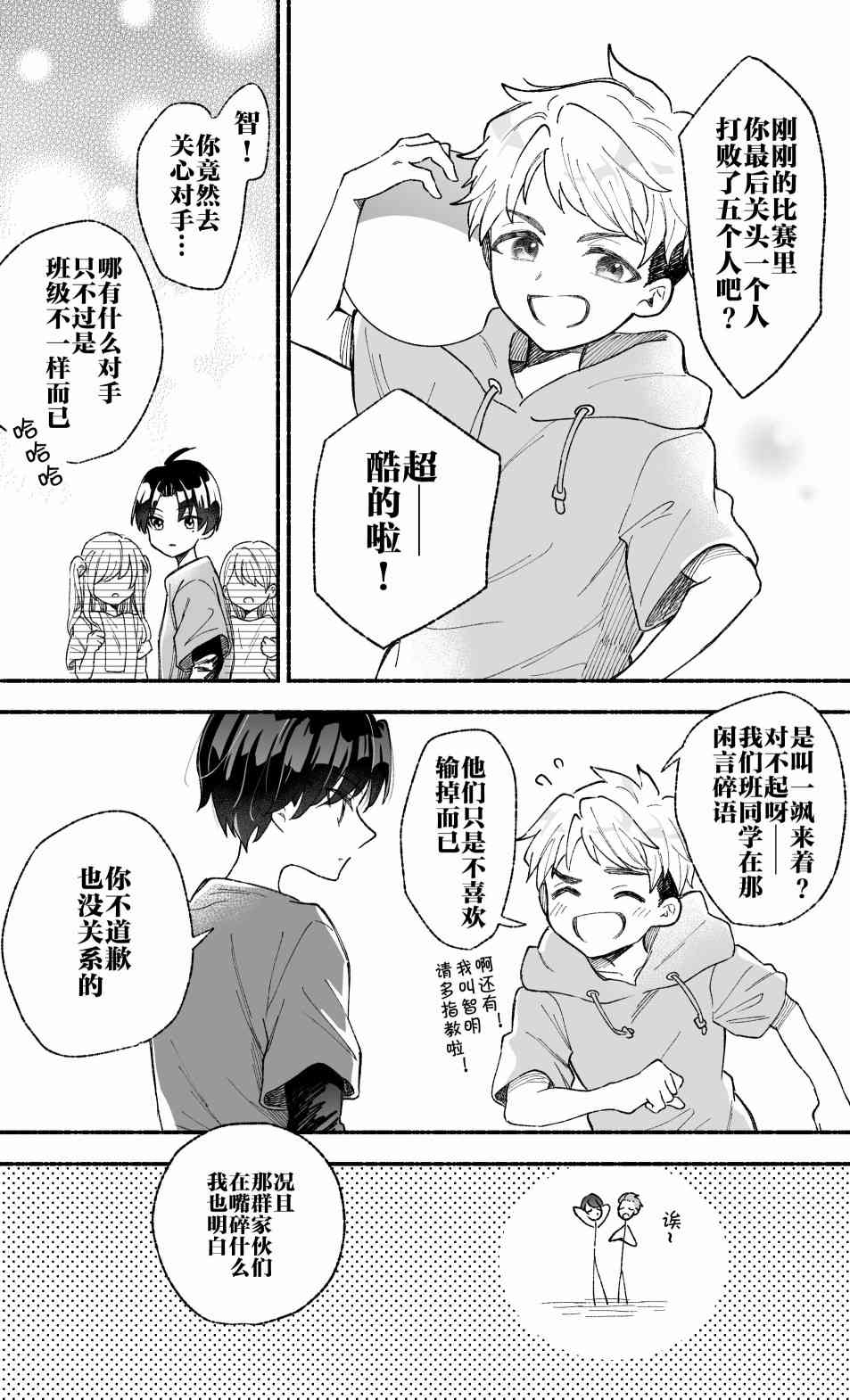 《努力变得比帅气假小子更帅气的故事》第01话 第2页