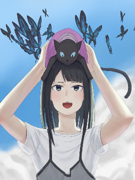 《一边的猫》漫画封面图 - tl漫画