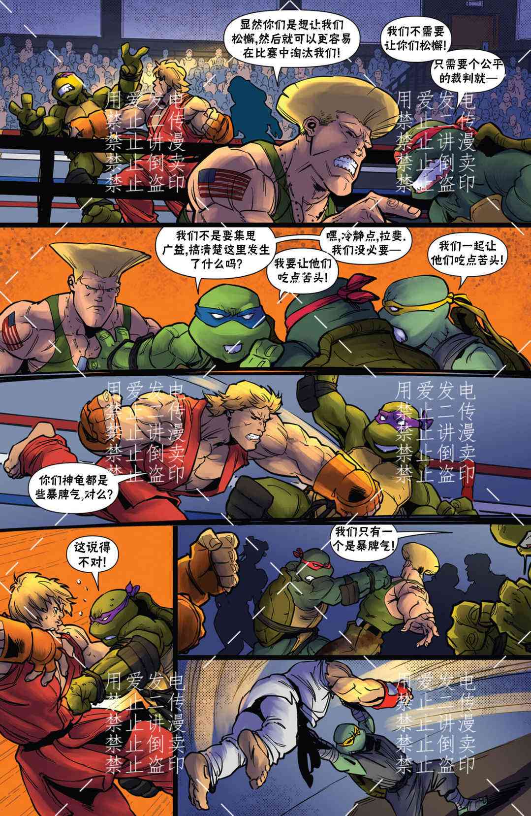 《忍者神龟大战街头霸王》第02卷 第14页