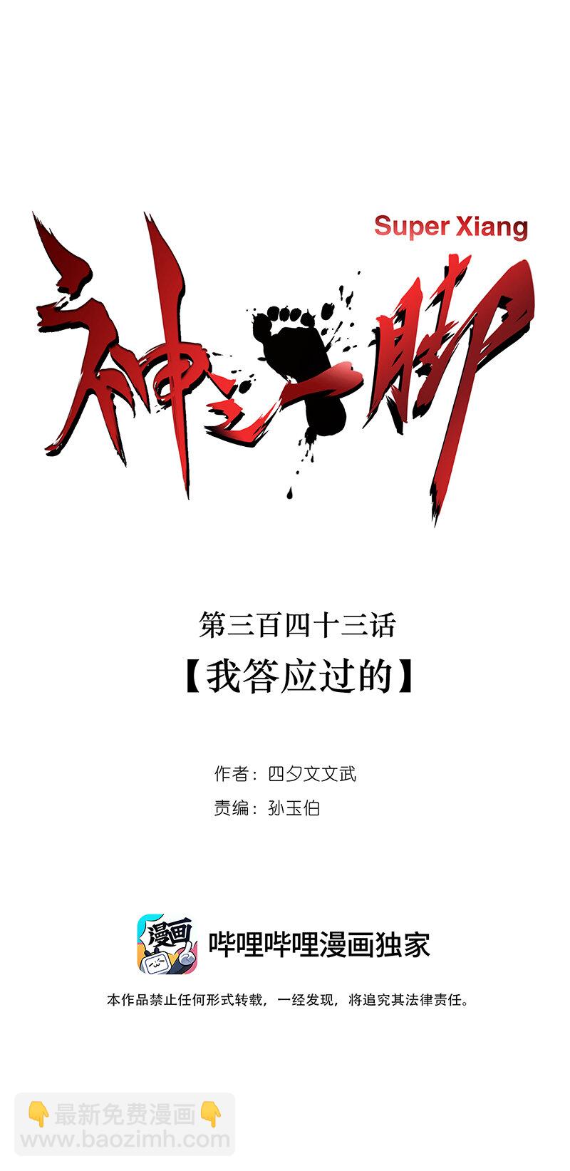 《神之一脚》第三百四十三波 我答应过的 第17页