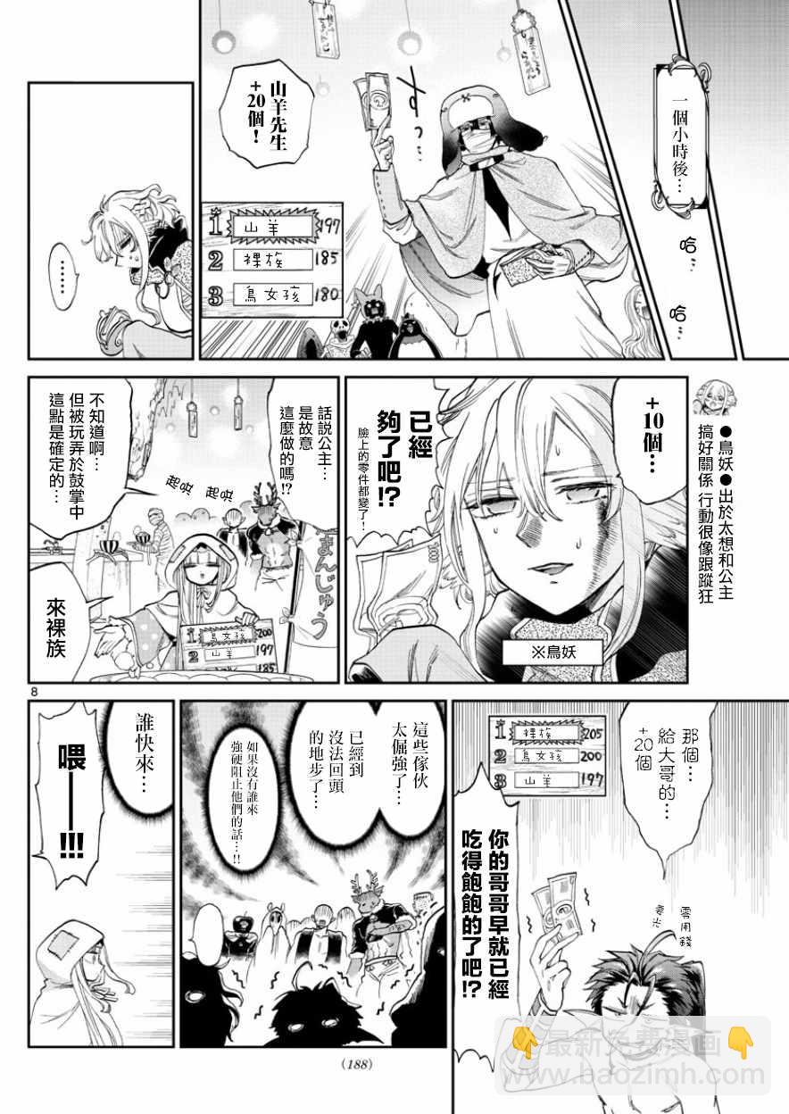 《在魔王城说晚安》第93话 因为供养的瞬间其实还挺爽的 第8页